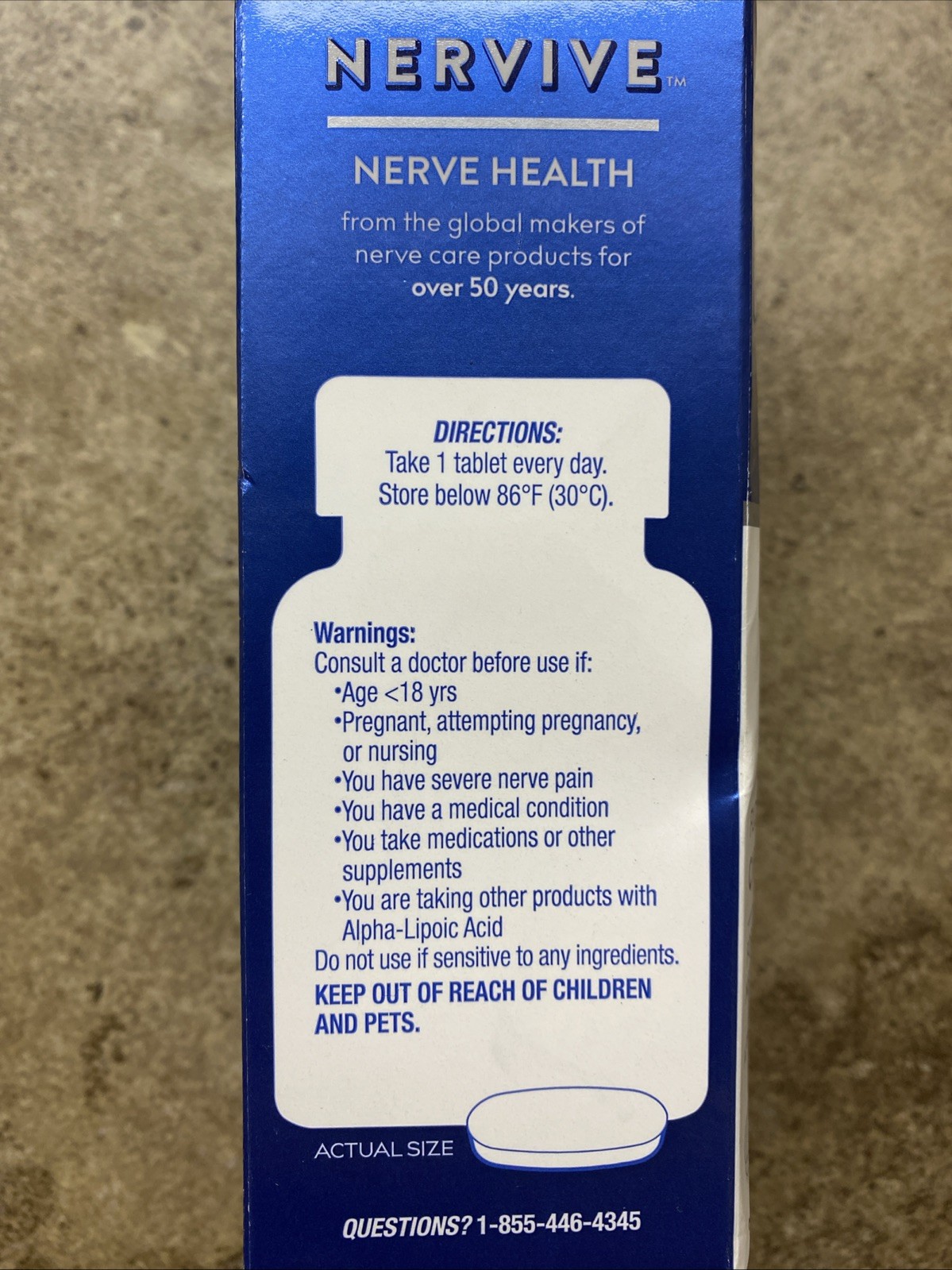 Nervive Nerve Health Blood Circulation Health – 30 Tablets