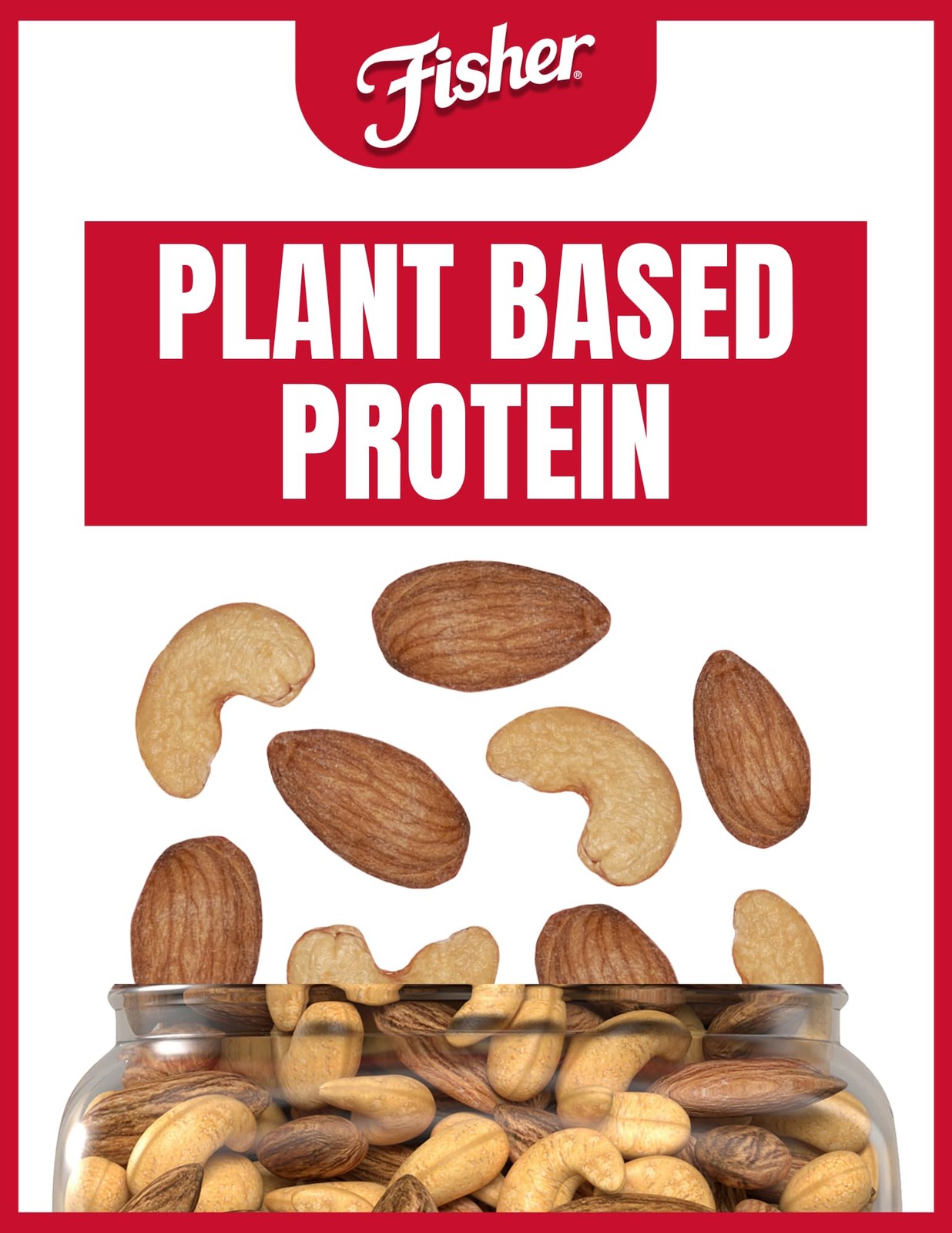 Fisher Oven Roasted Never Fried Almond & Cashew Blend, 1.5 Pound (Pack of 1)