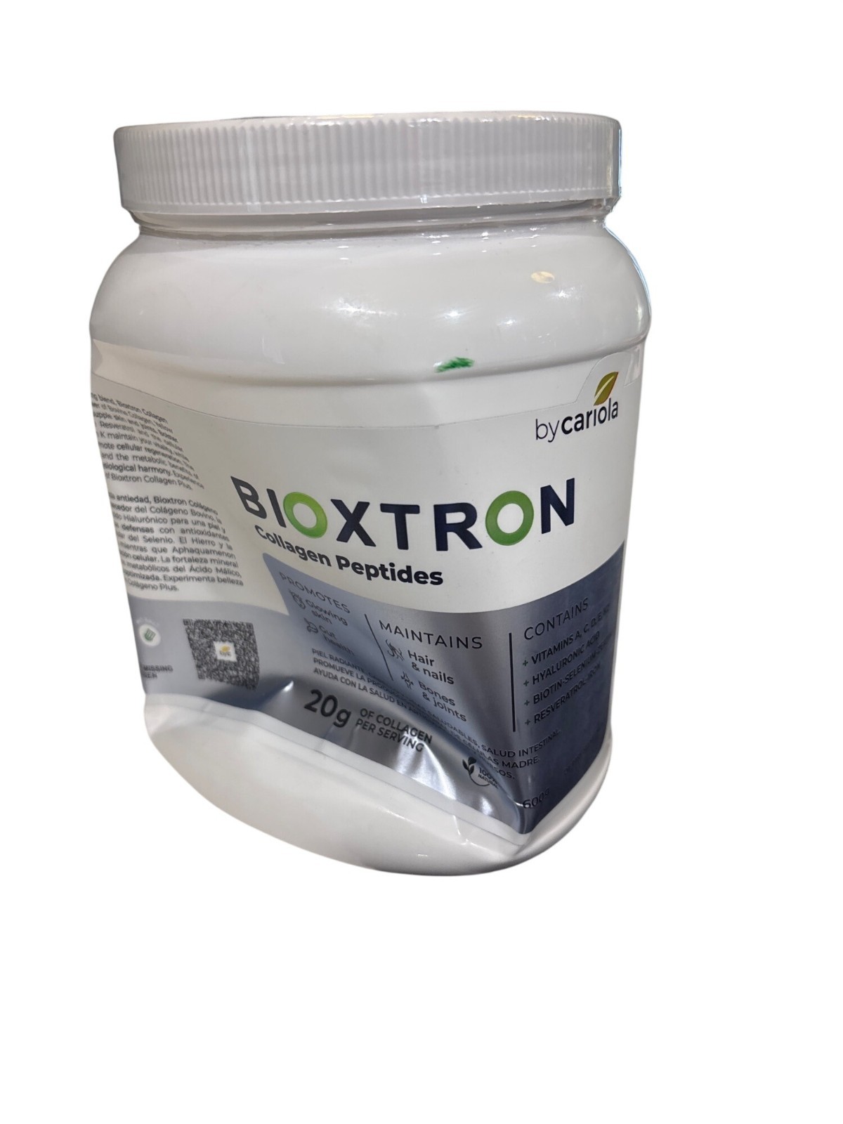 Bioxtron Collagen Peptides By Cariola 600g 30 Servings Nutrition Boost Exp 05/27