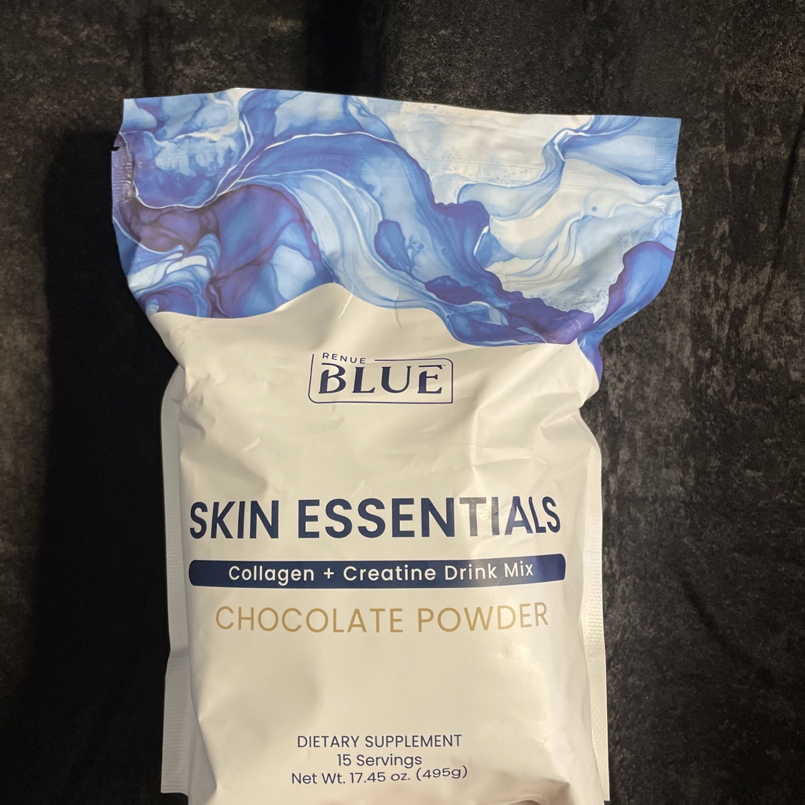 Renue Blue Skin Essentials Chocolate Drink Mix 17.45oz 15 Servings
