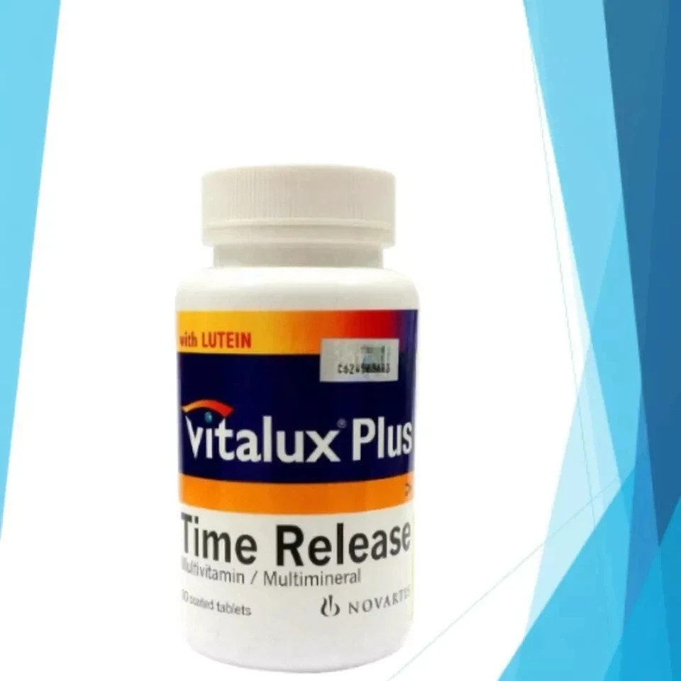 NEW! VITALUX Plus Time Release Multivitamin & Multimineral 30’s