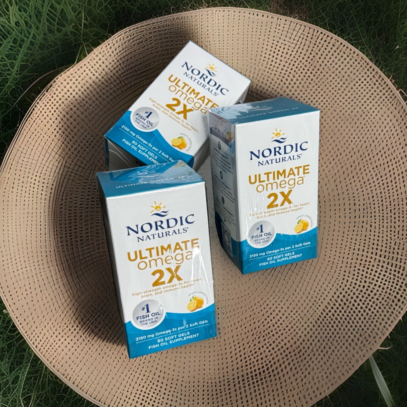 3 Pack Nordic Naturals Ultimate Omega 2X 2150mg – 60 Soft Gels Each Exp. 04/2029