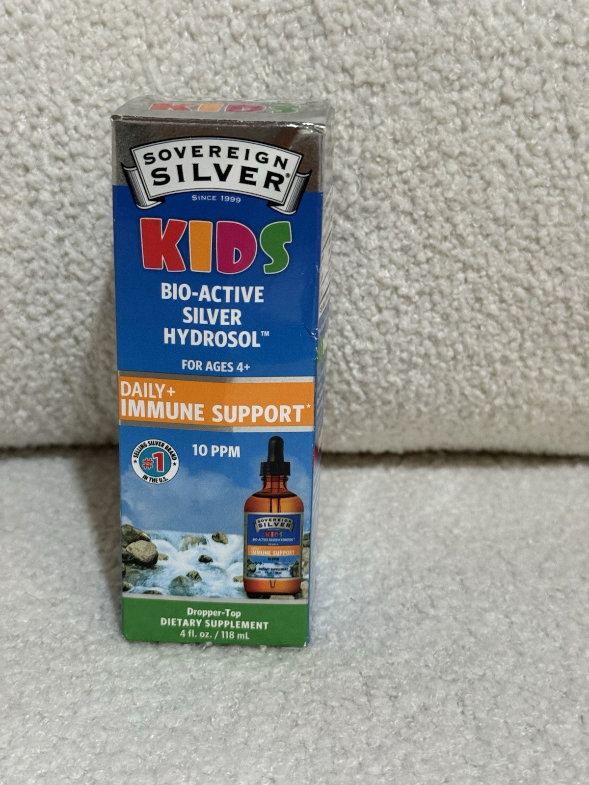 2 pack Sovereign Silver Bio-Active Silver Hydrosol Liquid for Kids Immune Suport