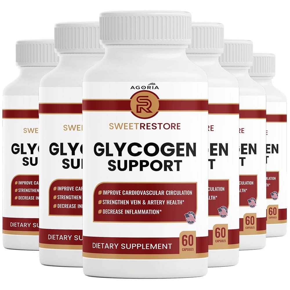(6 PACK) Sweet Restore Glycogen Support Capsules, Joint Support (360 Capsules)