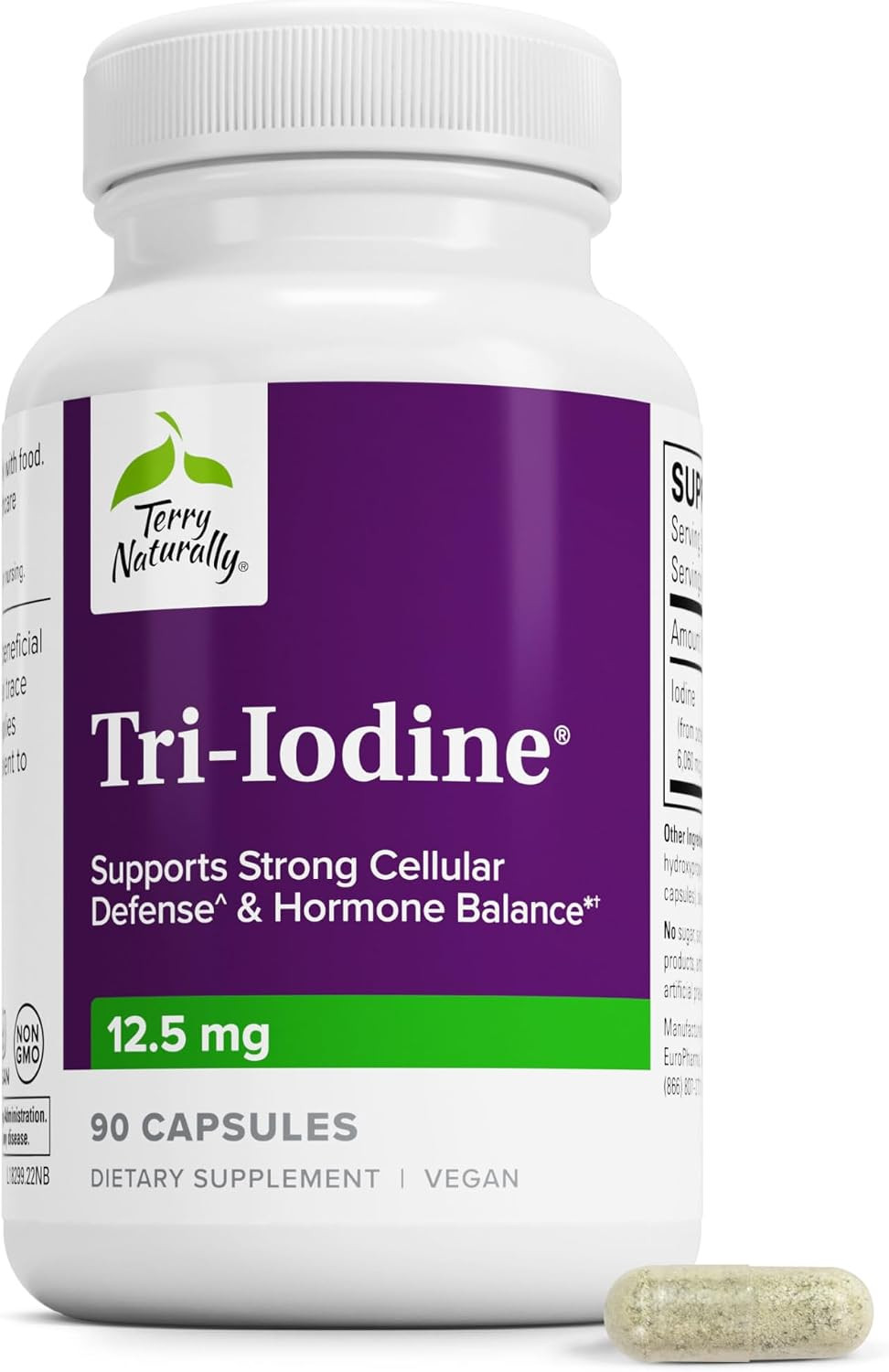 Tri-Iodine – Support Thyroid Health – Aids Hormone Balance with Molecular Iodine