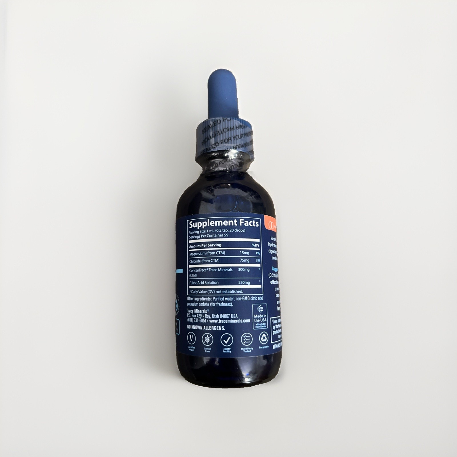 Liquid Fulvic Acid and Humic Trace Minerals Supplement Exp 06/2027