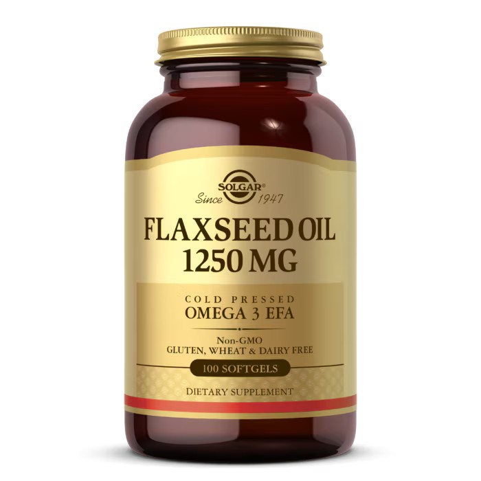 SOLGAR Flaxseed Oil 1,250 mg – 100 Softgels