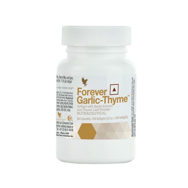 Forever Garlic Thyme Herbal | Garlic Supplement Cardiovascular Wellness Support