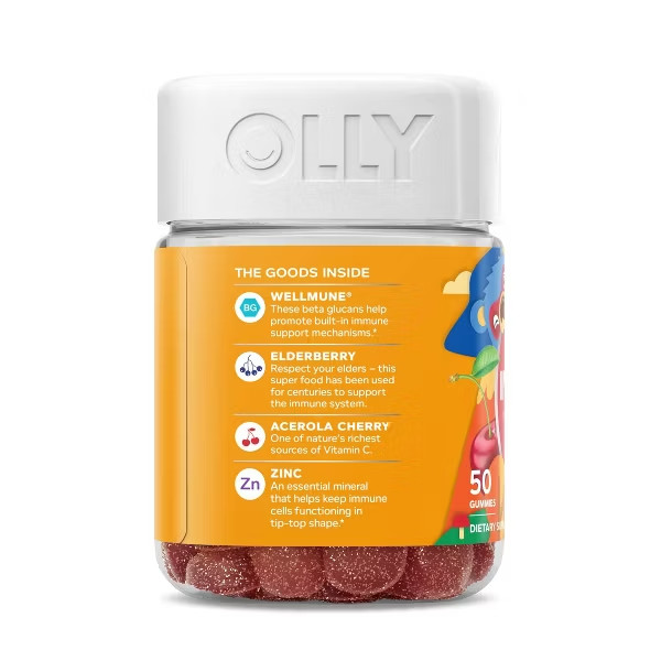 Olly Kids Immunity Gummies | 6 Pack | Exp. 08/2025