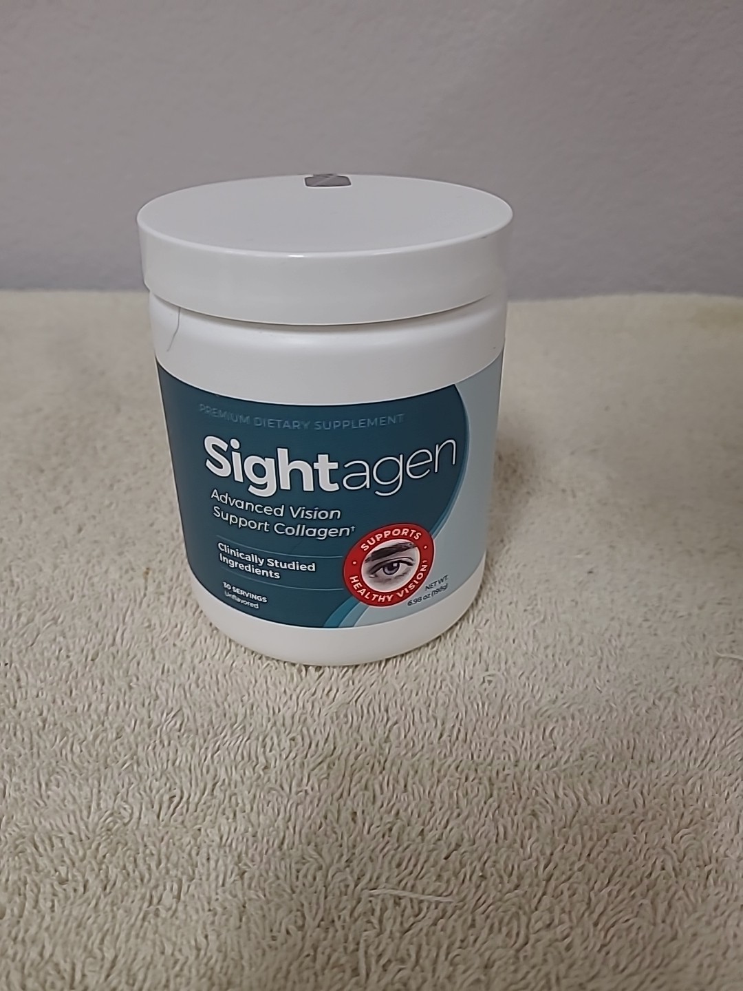 Sightagen Advanced Vision Support Collagen 30 Servings exp: 03/2026