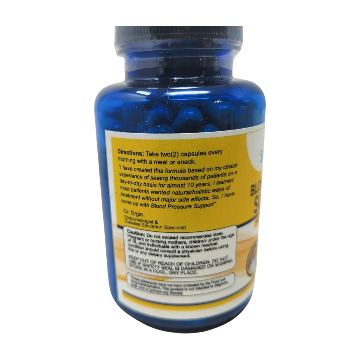 Dr. Ergin’s Sugar MD Blood Pressure Support 120 Capsules Exp 09/26