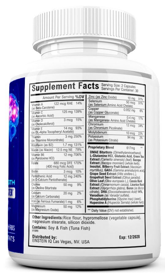 Brain Health & Memory Booster, Focus Function, Clarity Nootropic Supplement