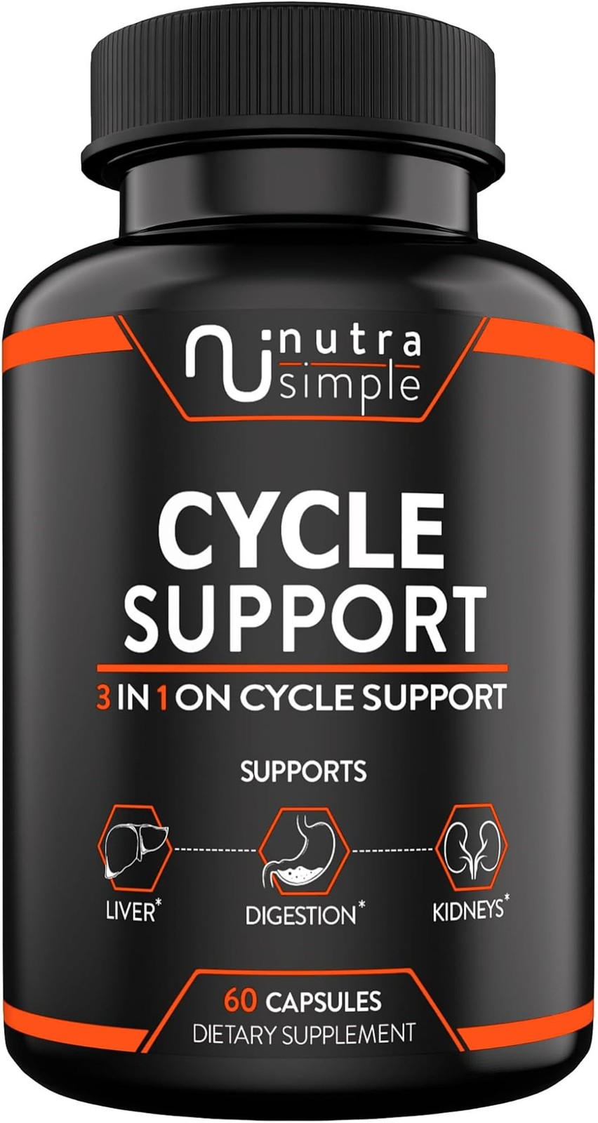 Cycle Support Supplement for Men & Women – Natural Liver Cleanse Detox & Repa…