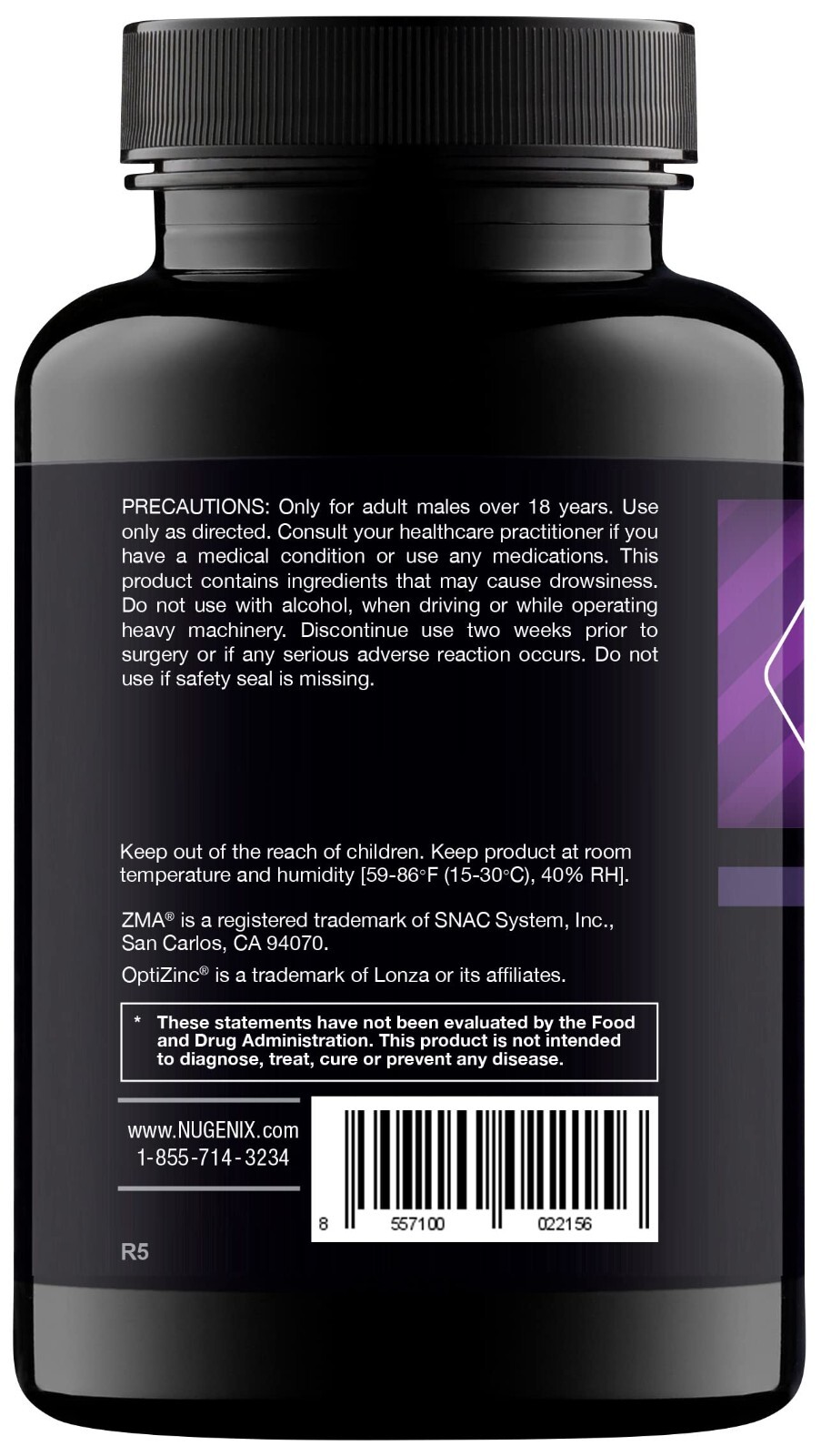 Nugenix PM ZMA – Nighttime Free Testosterone Booster and Sleep Support 120 Ct.