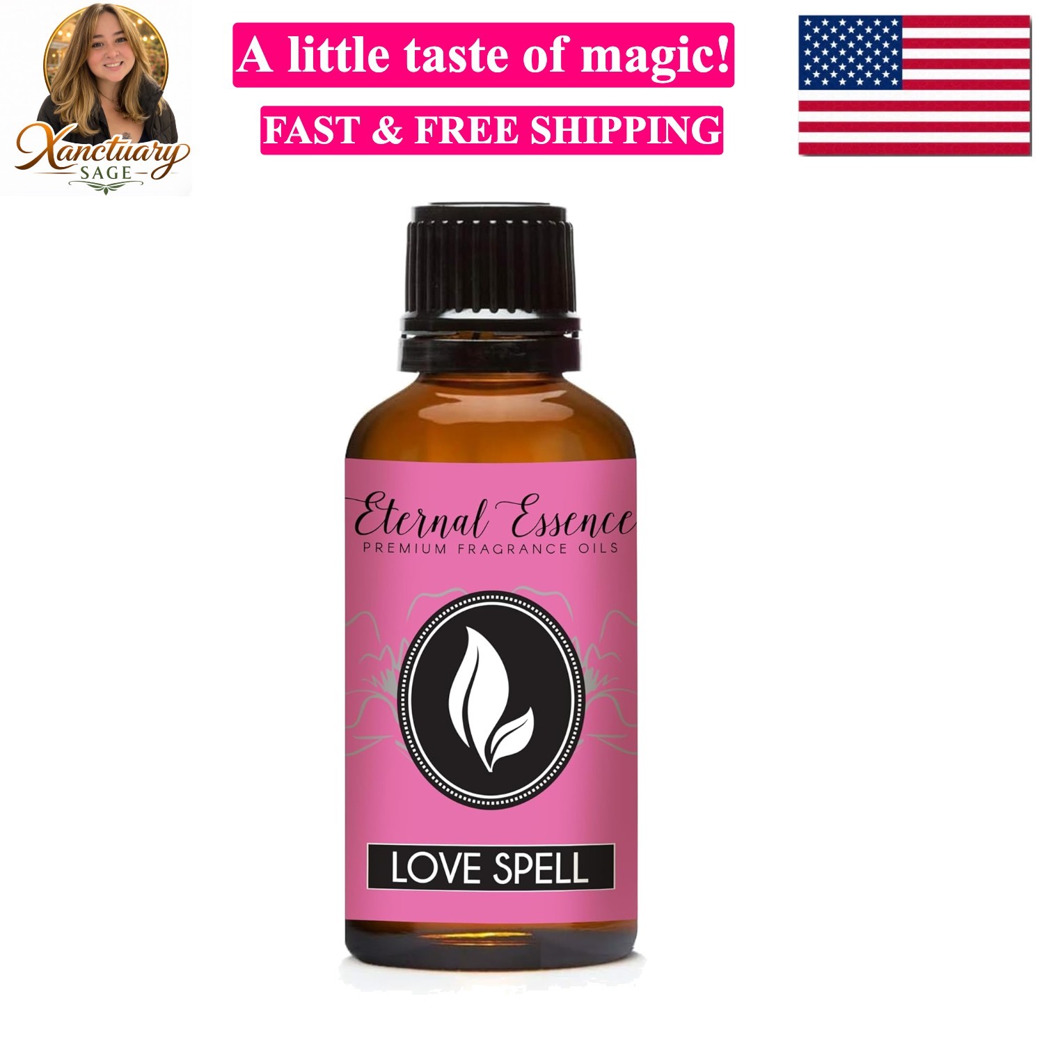 Love Spell Type Fragrance Oil 30ml – for Candle, Soap Making, Aromatherapy, …