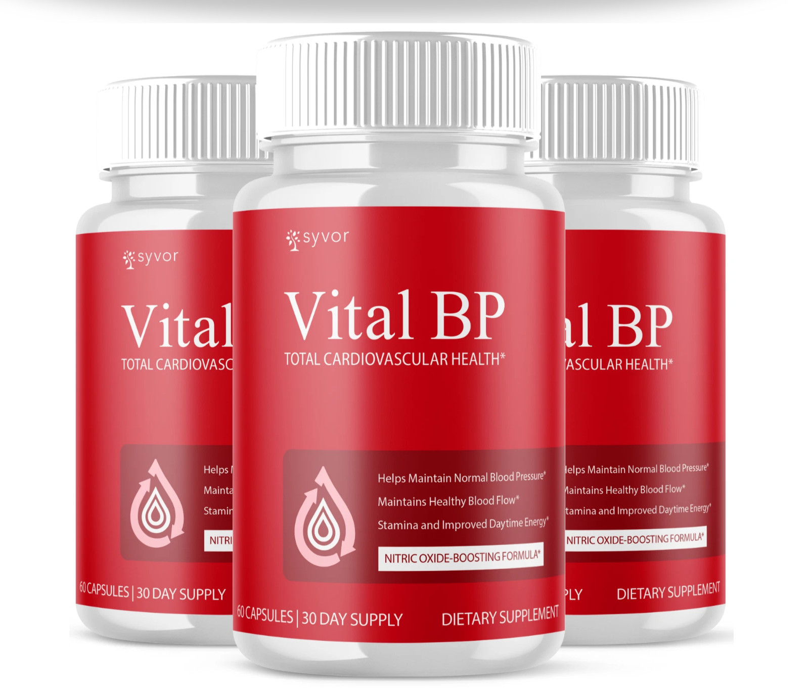 (3 Pack) Vital BP Advanced Blood Support Vitamin Formula VitalBP 180 Capsules