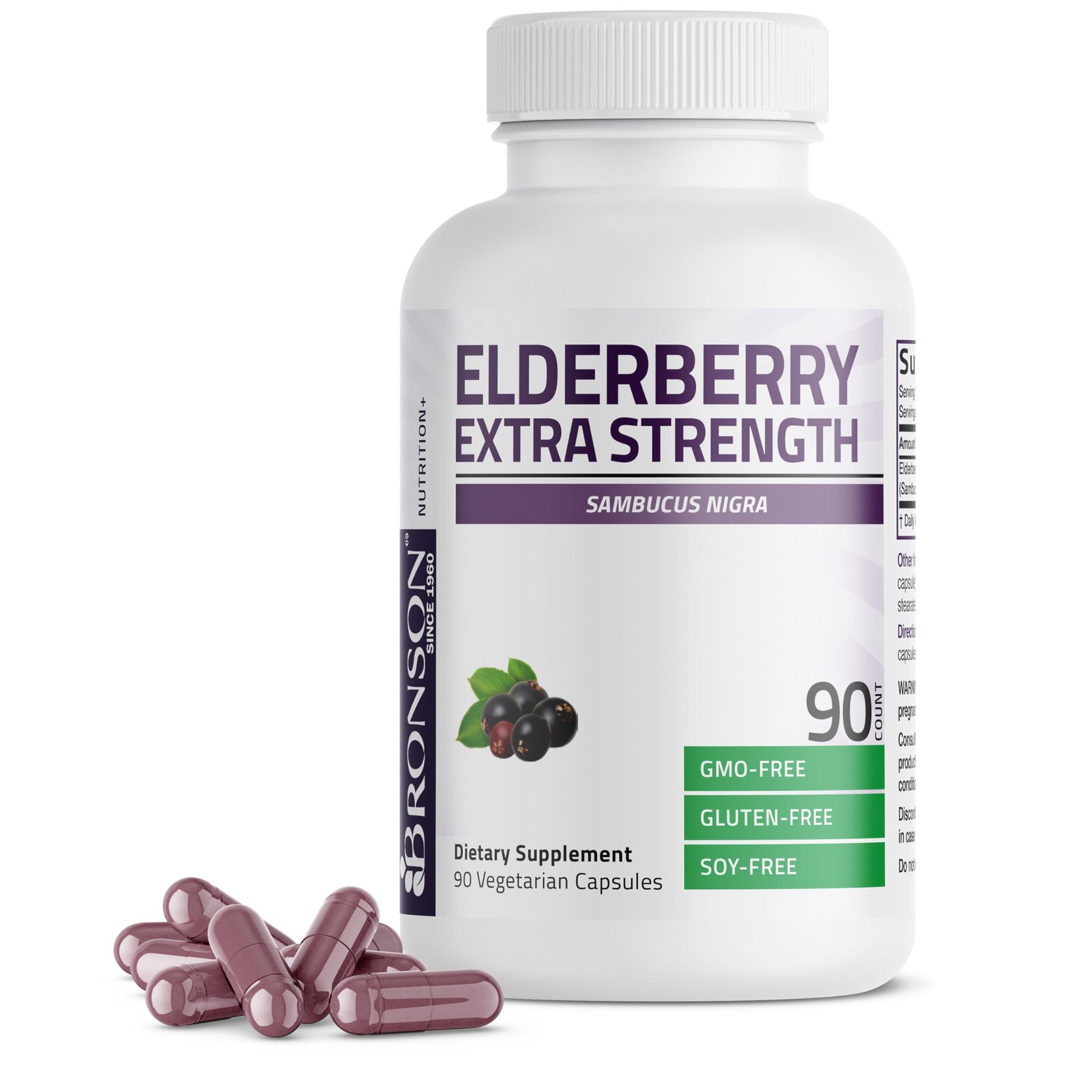 Elderberry Extra Strength, Supports Healthy Immune System&Antioxidant Protection