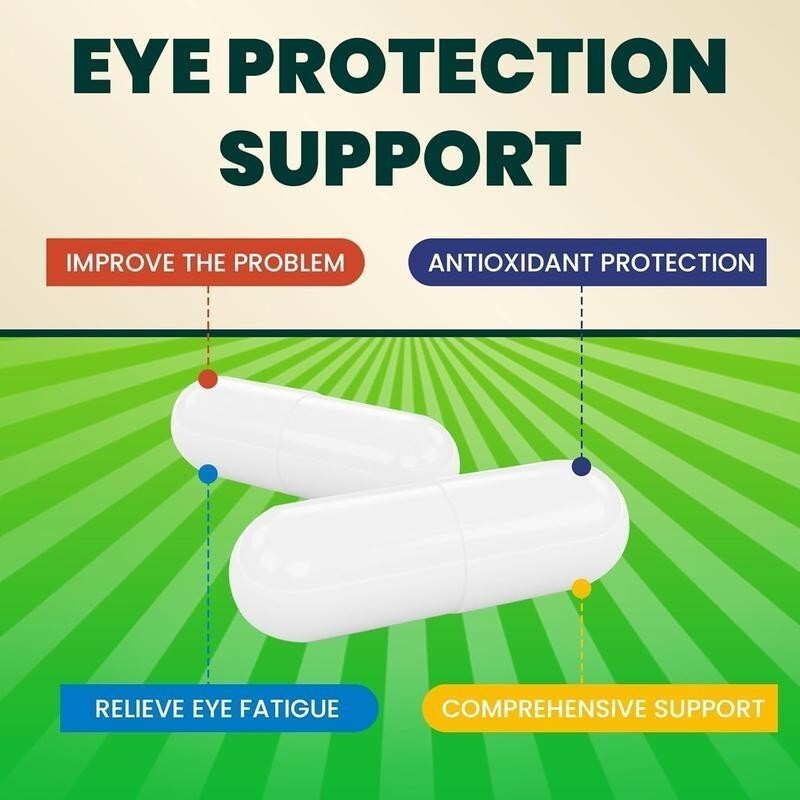 Packs Zooone Lutein Eye Vitamins Zeaxanthin Support Eye Health, 90Tablets C/E US