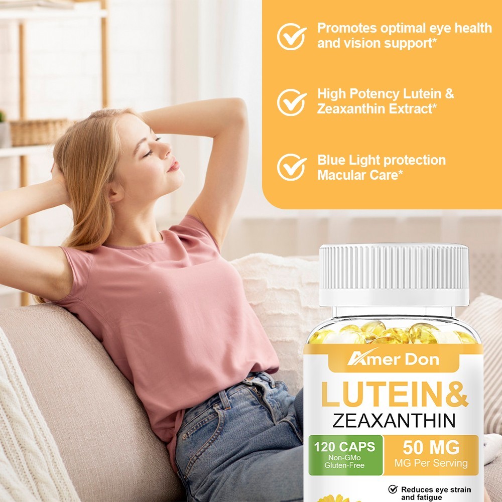 Eye Health Supplement, Lutein and Zeaxanthin, Vision Health, Eye Strain Support