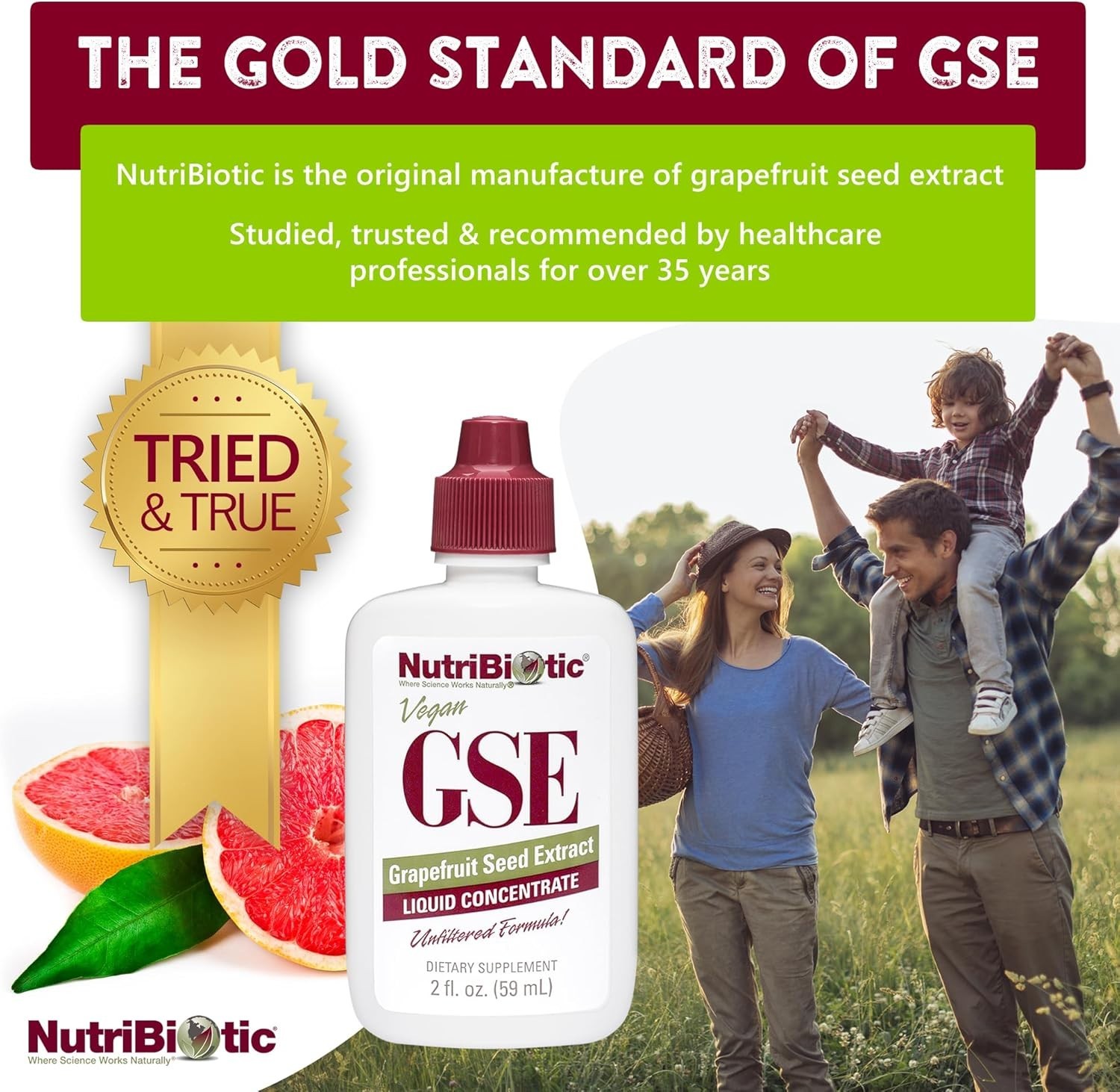 GSE 2 Oz Liquid – Grapefruit Seed Extract for Overall Health Support