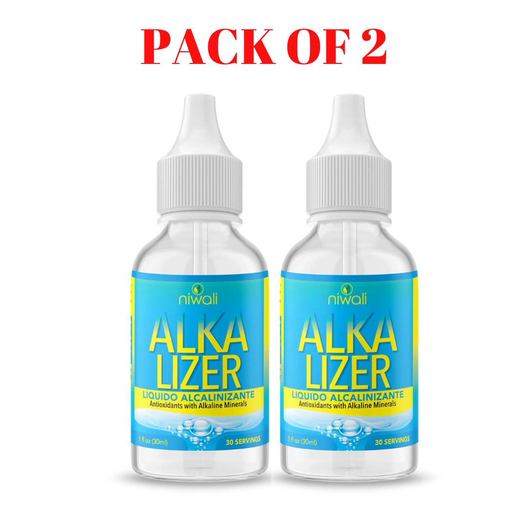 Niwali Alka Lizer Antioxidants Alkaline Mineral Drops 1Oz, Electrolyte Water, ph