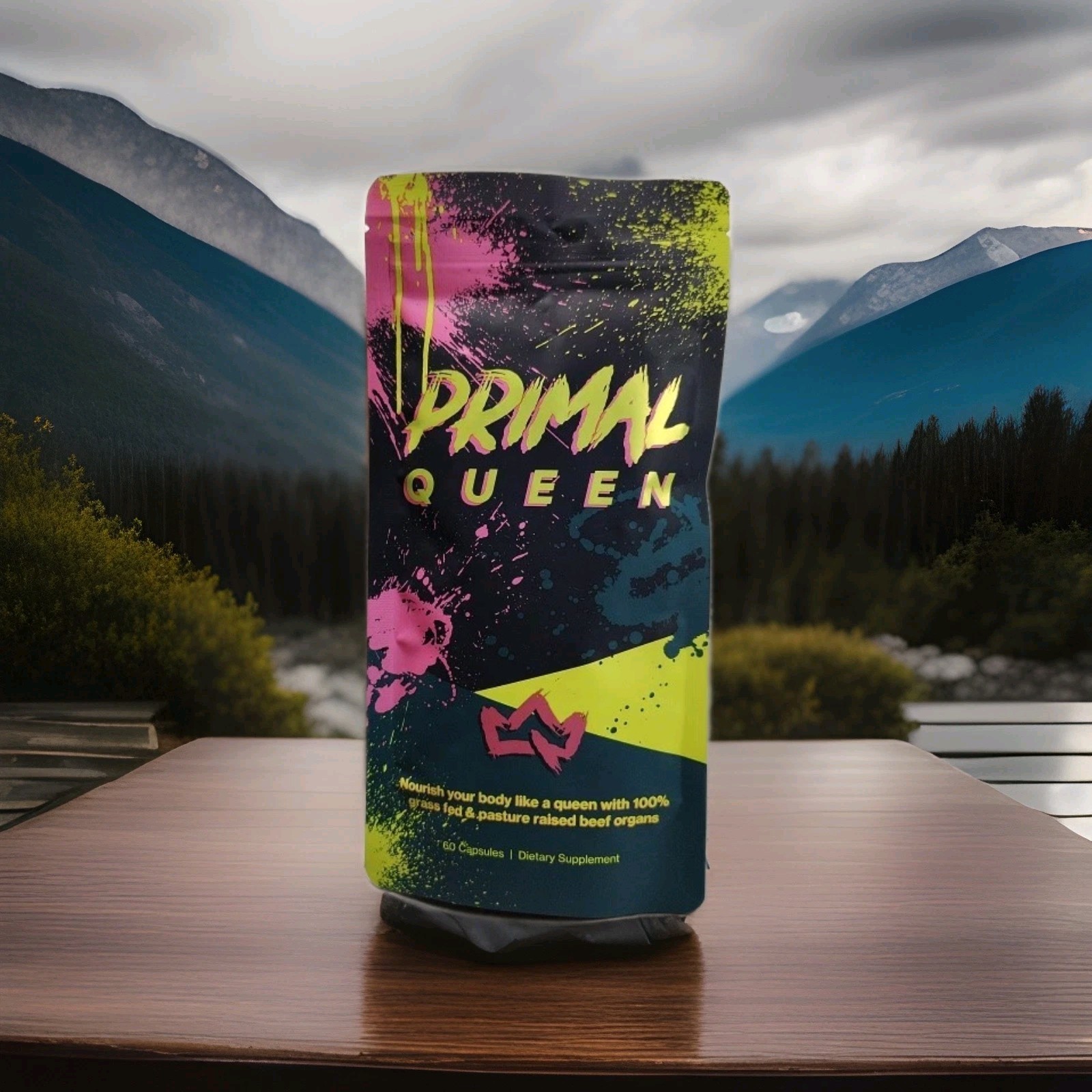 4 Primal Queen Supplement for Women 60 Counts Beef Organ 240 – 4 Month Supply