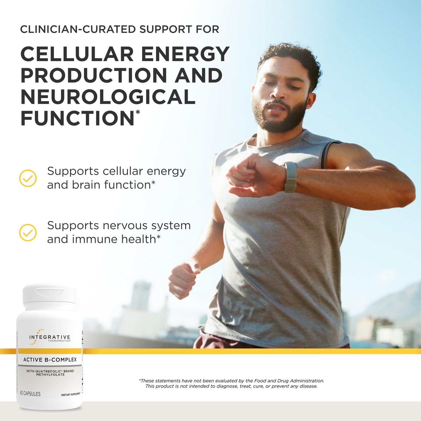 Integrative Therapeutics Active B-Complex – Cellular Energy & Heart Health…
