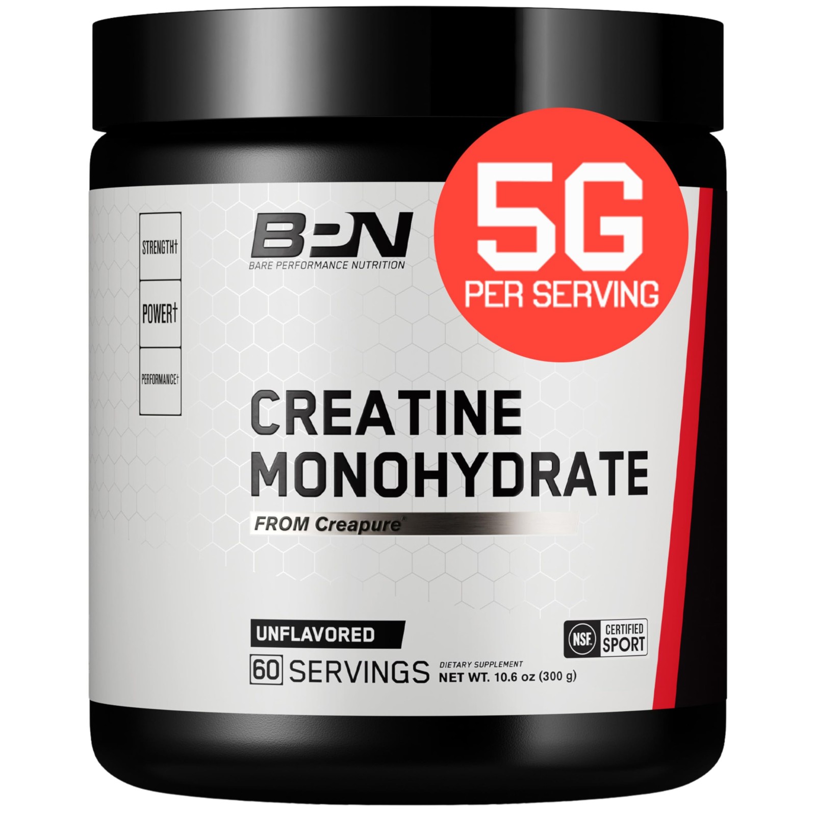 Bare Performance Nutrition Bpn Pure Creatine Monohydrate Powder By Creapure 5G