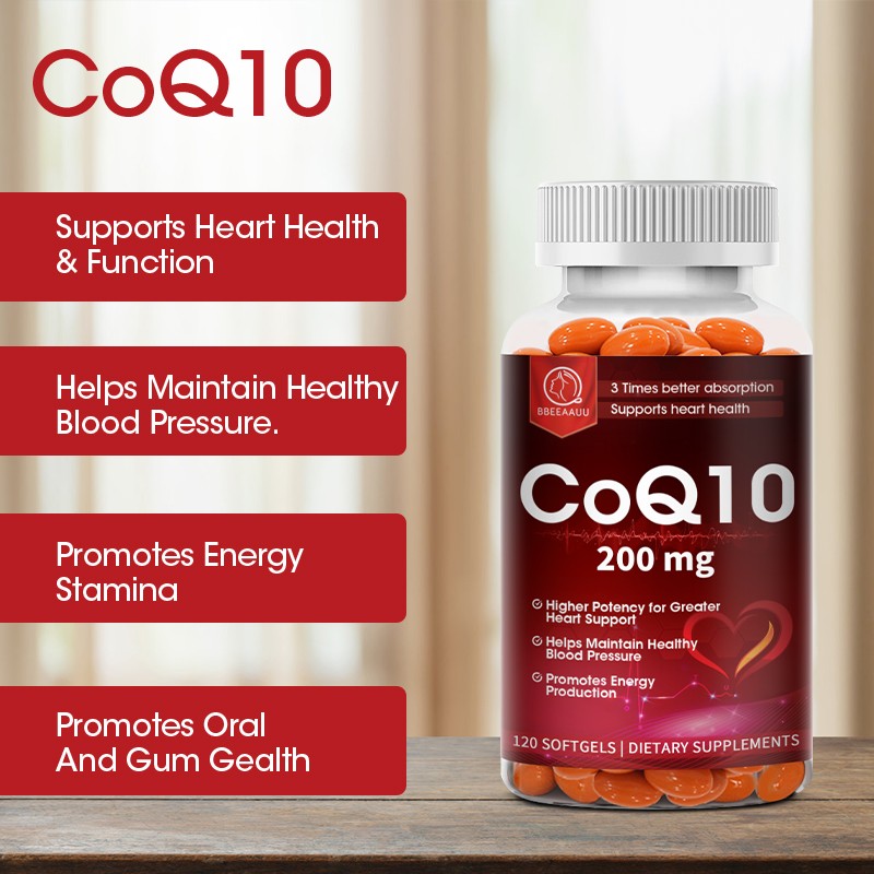CoQ10 200mg, 120 Capsules, Vegetarian Capsules, Non-GMO