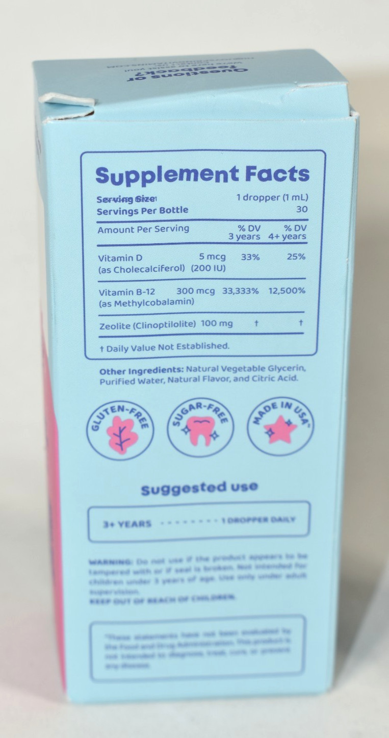 JOYSPRING Lingo Leap Zeolite Speech Supportive Cleanse 1oz READ 30 Srvg EXP 5/27