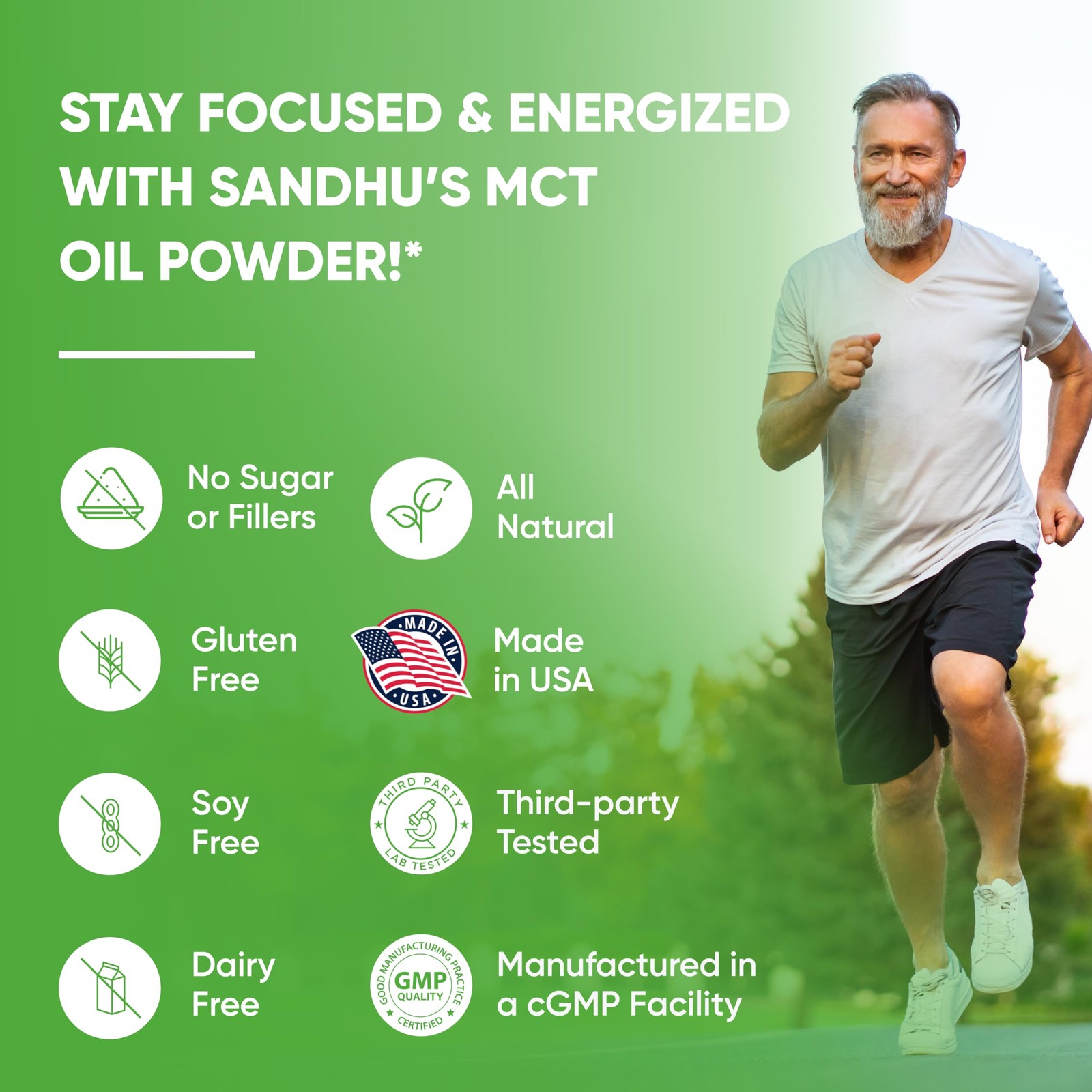 MCT Oil with Prebiotic Fiber | 35 Servings | Organic – Keto | Fatty Acid Fuel…