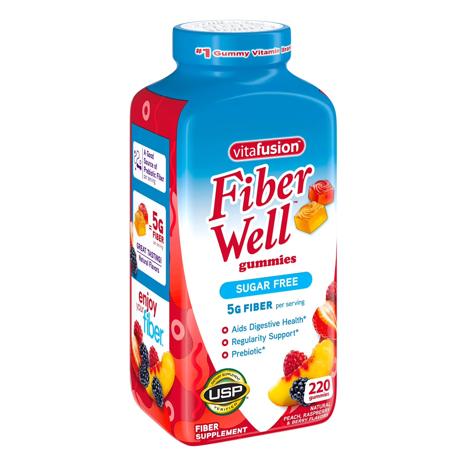 2 PACK – Vitafusion Fiber Well Gummies (220 ct.) {Total 440 Gummies}