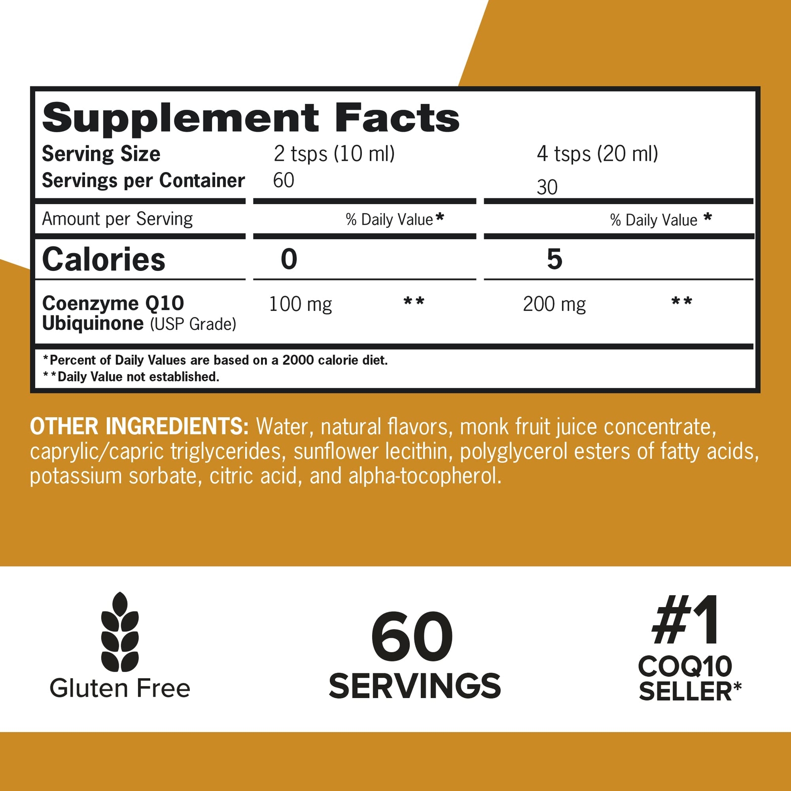 Qunol Liquid CoQ10 100mg Superior Absorption Natural Supplement Form of Coenz…