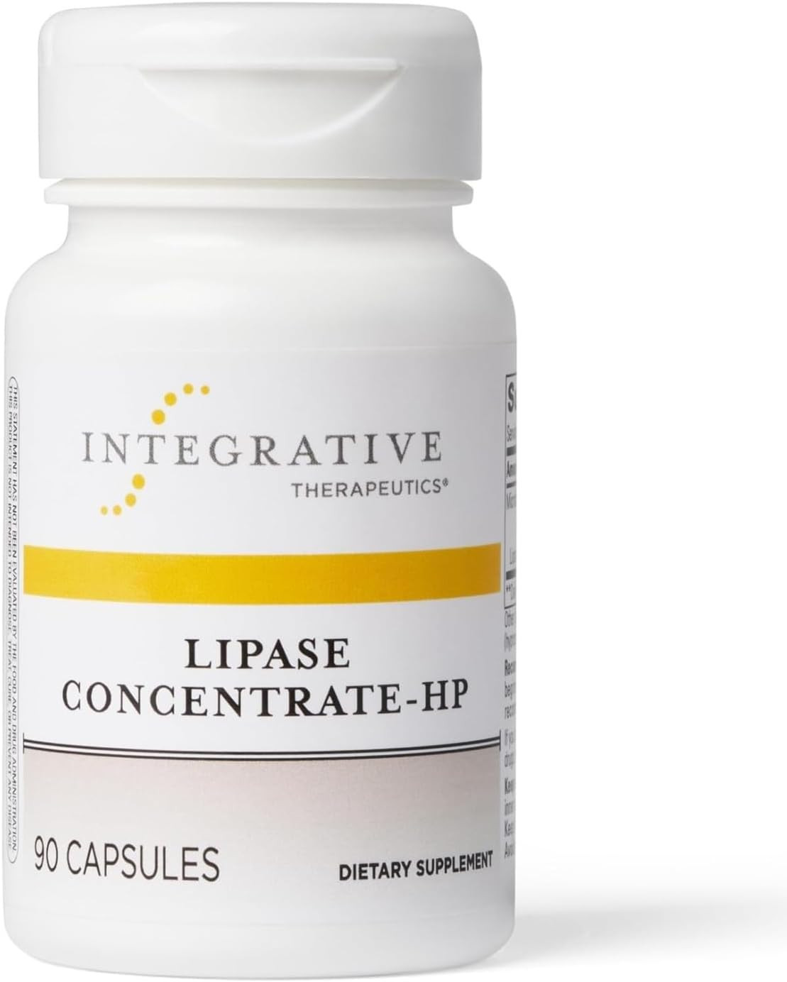 Integrative Therapeutics Lipase Enzyme Supplement, Digestion Support, 90ct