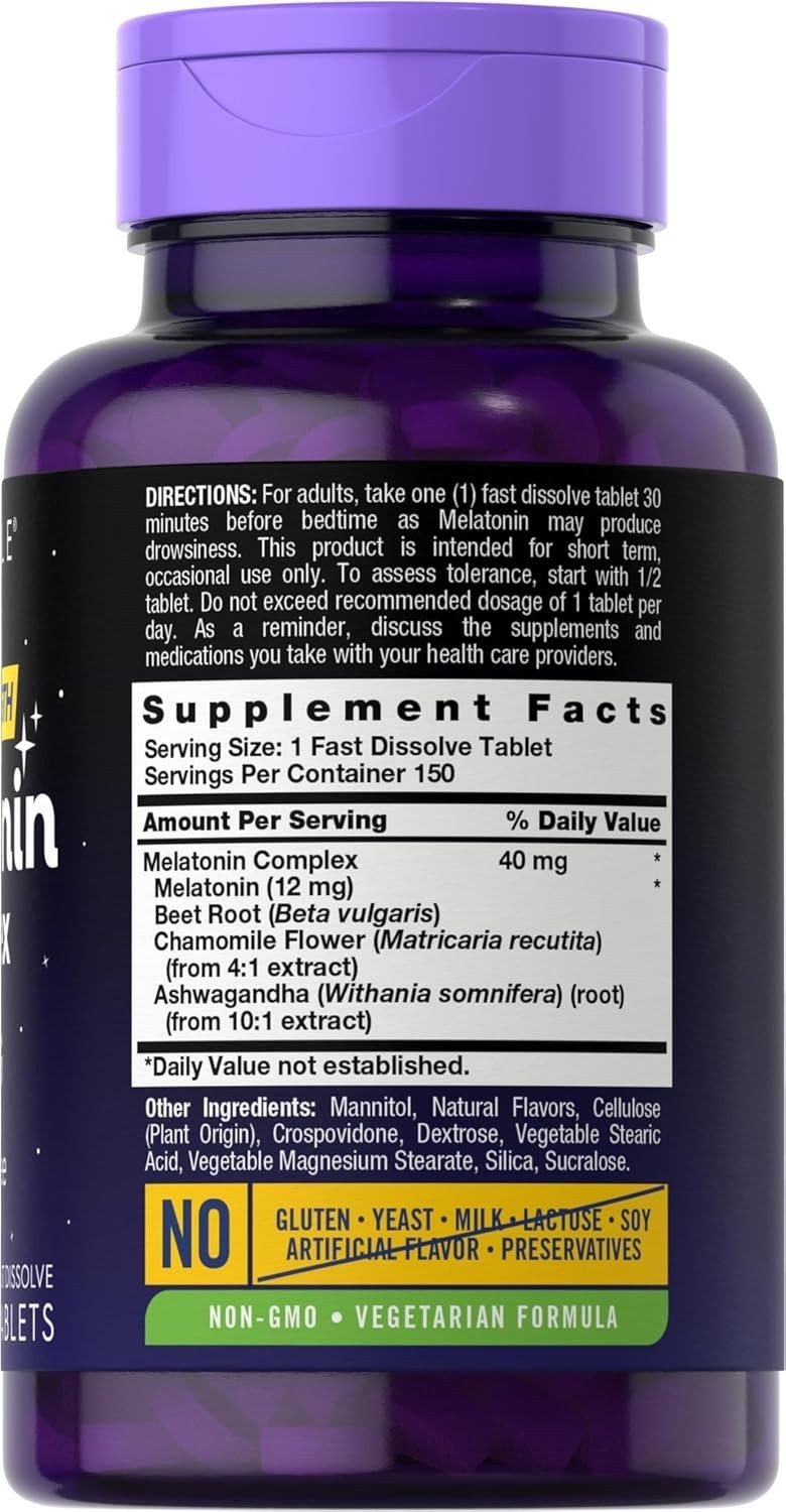 Melatonin Gummies – 150 Gummies – 40mg – Sleeping Aid Extra Strength Sugar Free
