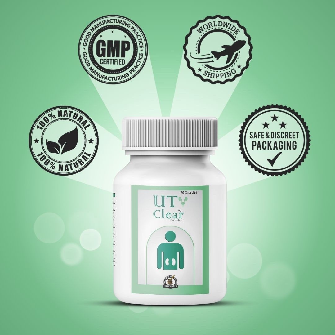 UT Clear Capsules | Ayurvedic Kidney Wellness Pills Herbal Urinary Tract Support