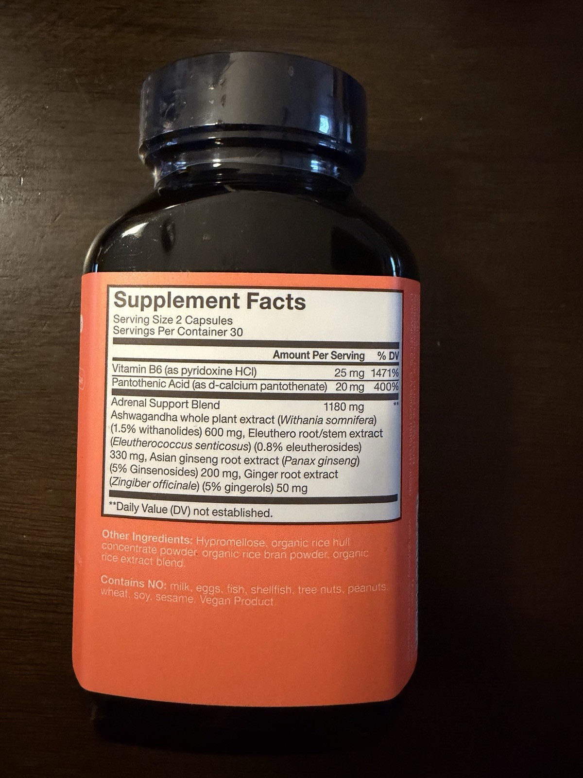 Hum Nutrition Uber Energy Boosts Through Adrenal Support 60 Vegan Caps.exp 08/26