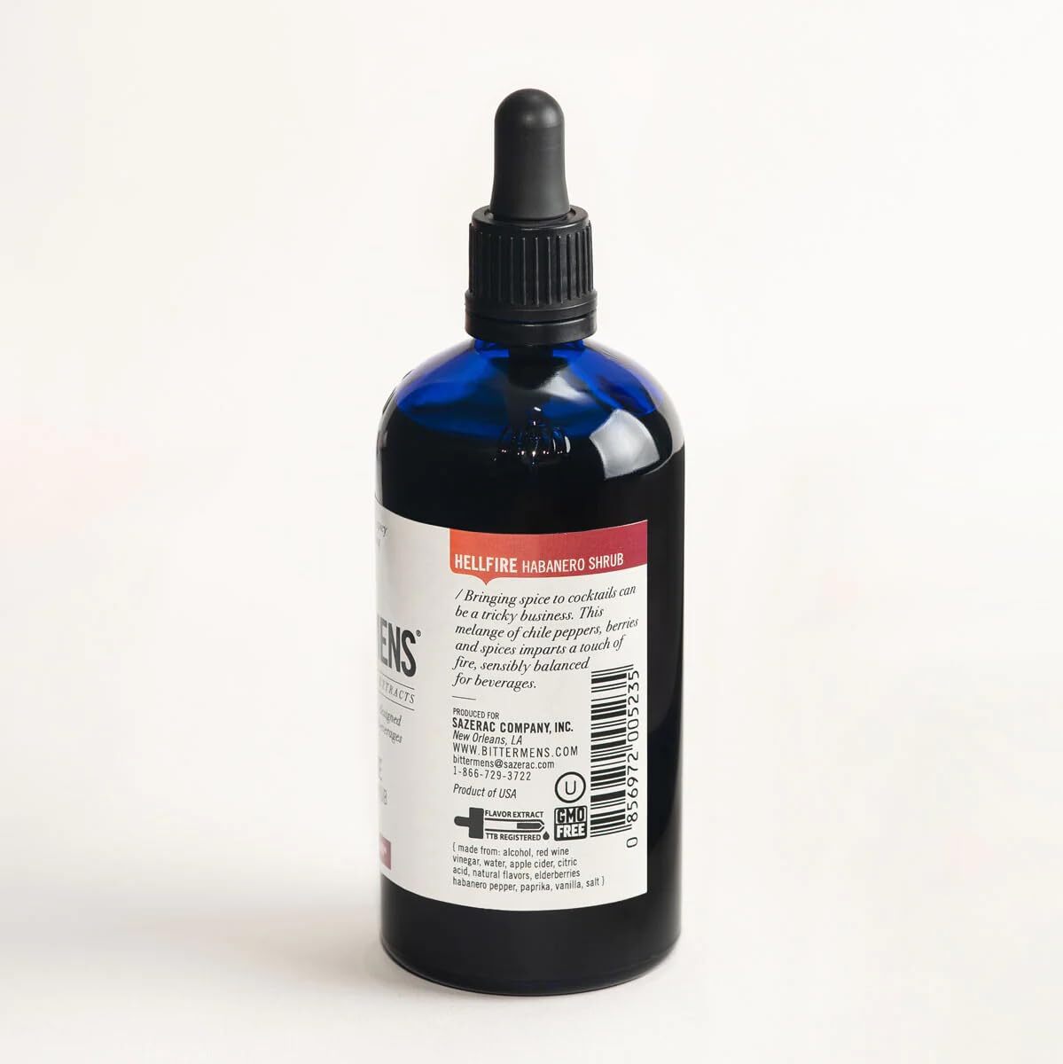 Hellfire Habanero Shrub Cocktail Bitters 5 Fl Oz Spicy Sweet Mixology Essential