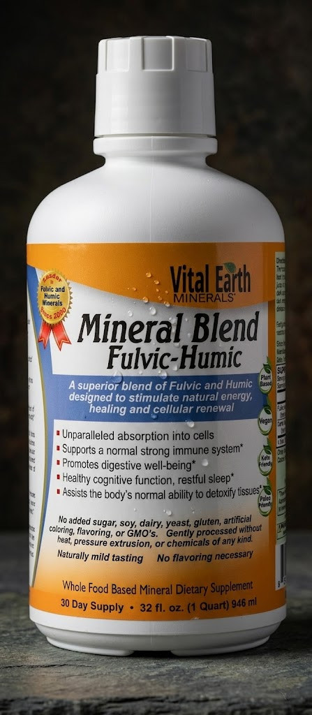 Vital Earth Minerals Acid Supplement with 70+ Trace Minerals, Electrolytes for R