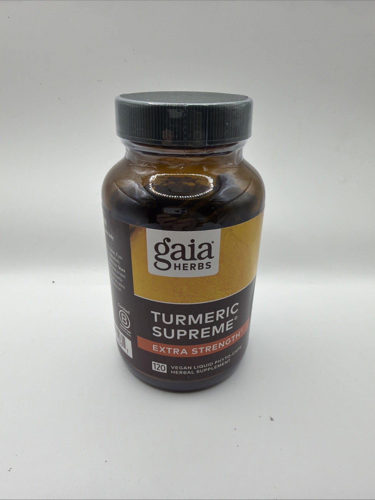 Gaia Herbs Turmeric Supreme Extra Strength 120 Vegan 05/27