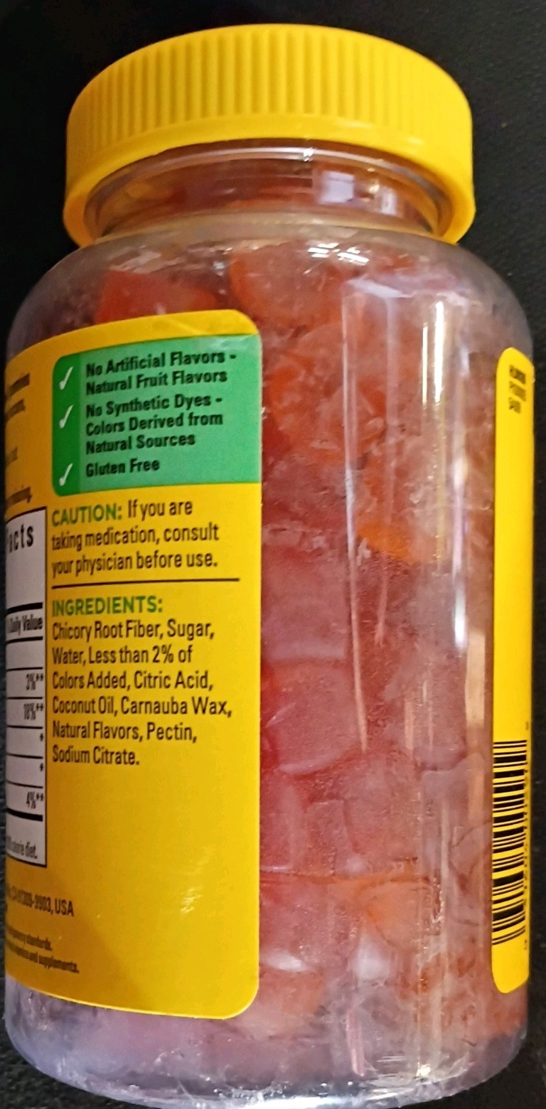 Nature Made Fiber Gummies 5 g per Serving, Fiber Supplement -90ct Exp 10/26