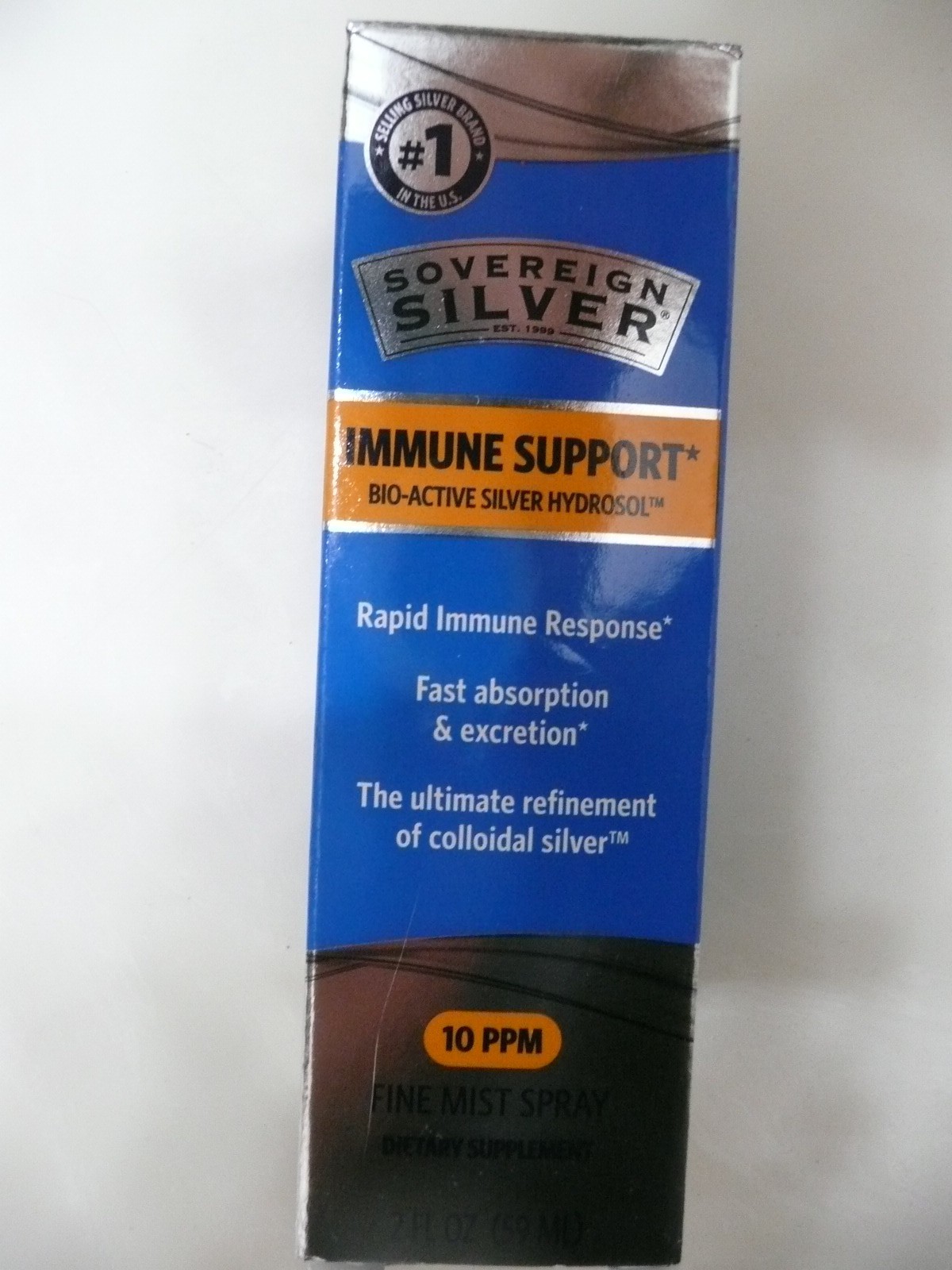 Sovereign Silver Bio-Active Silver Hydrosol for Immune Support 2 Fl. Oz