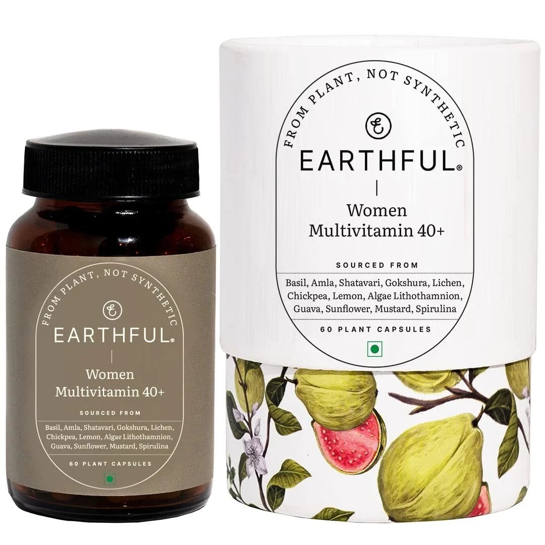Earthful Multivitamin for Women 40+ nearing Menopause Improved Immunity 60Cap