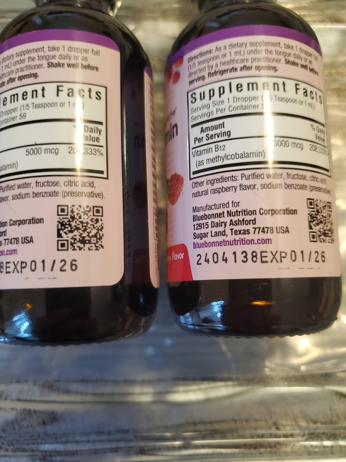 Herb Pharm Propolis 1 fl oz X 2 & 2 Bluebonnet Methyl Vitamin B12 5000mcg!