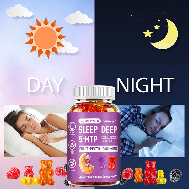 Sleep Deep 5-HTP Gummies – Relax And Sleep Peacefully,Relief Stress,Calm Mind