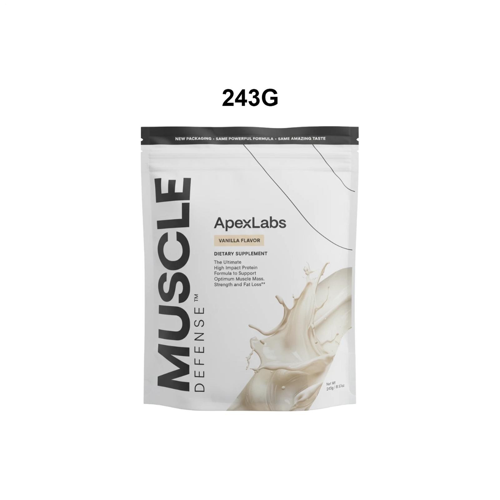 APEX LABS MUSCLE DEFENSE VANILLA FLAVOR – 8.57 OZ