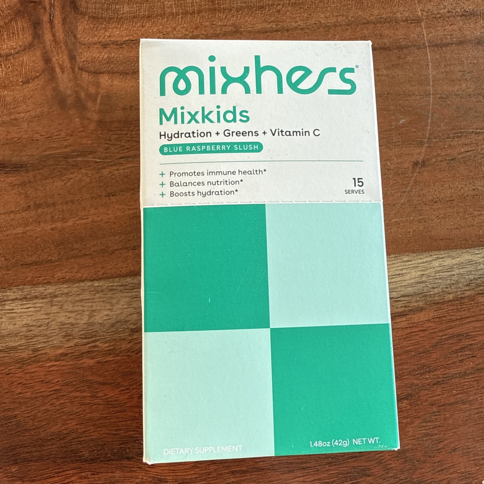 MixHers MixKids- Hydration, Greens, Vitamin C. 15 servings. EXP: 5/26. New