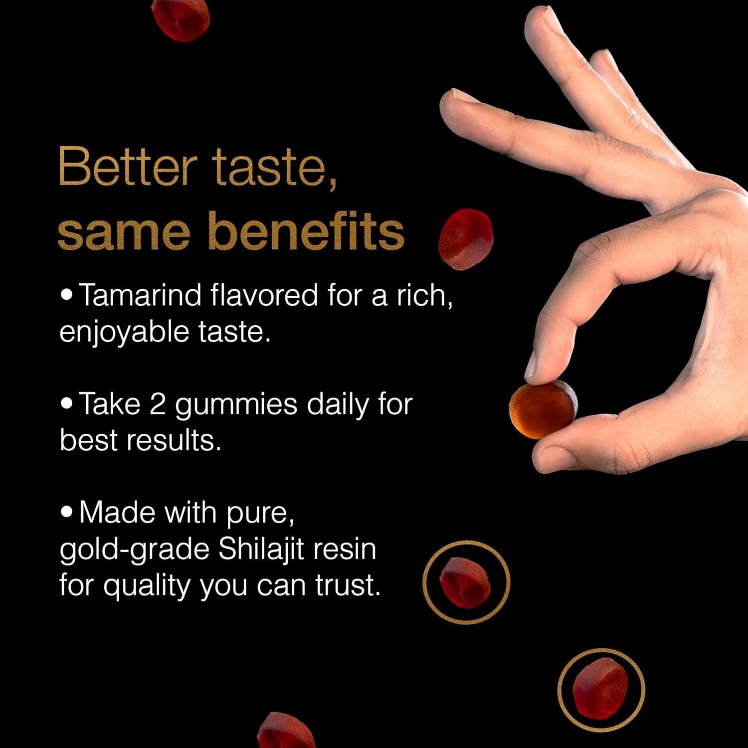 Be Bodywise Pure Himalayan Shilajit Gummies | With Ashwagandha, Gokshura & other