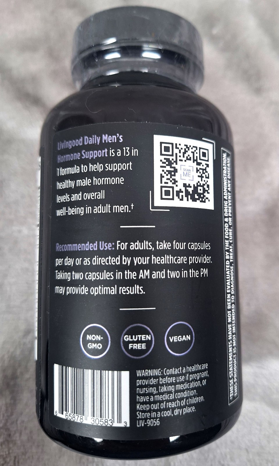 Livingood Daily MEN’S HORMONE SUPPORT 120 caps dietary supplement exp 2027