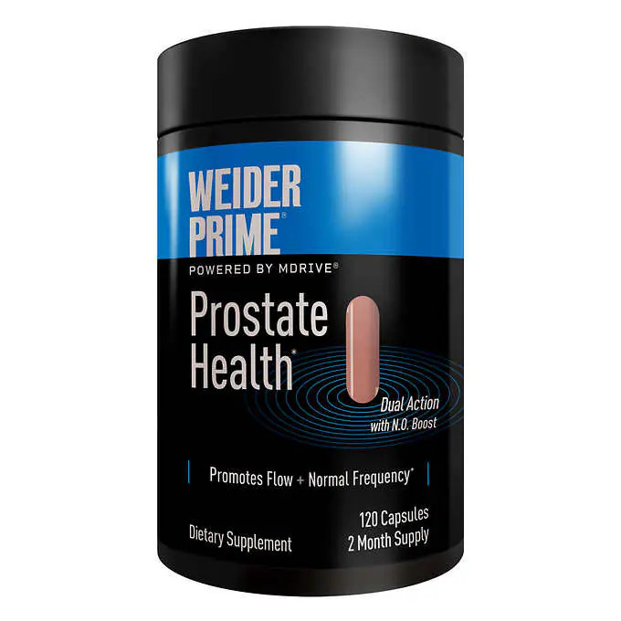 Weider Prime Prostate Health, 120 Veggie Capsules Exp: 01/2026 – Free Shipping!